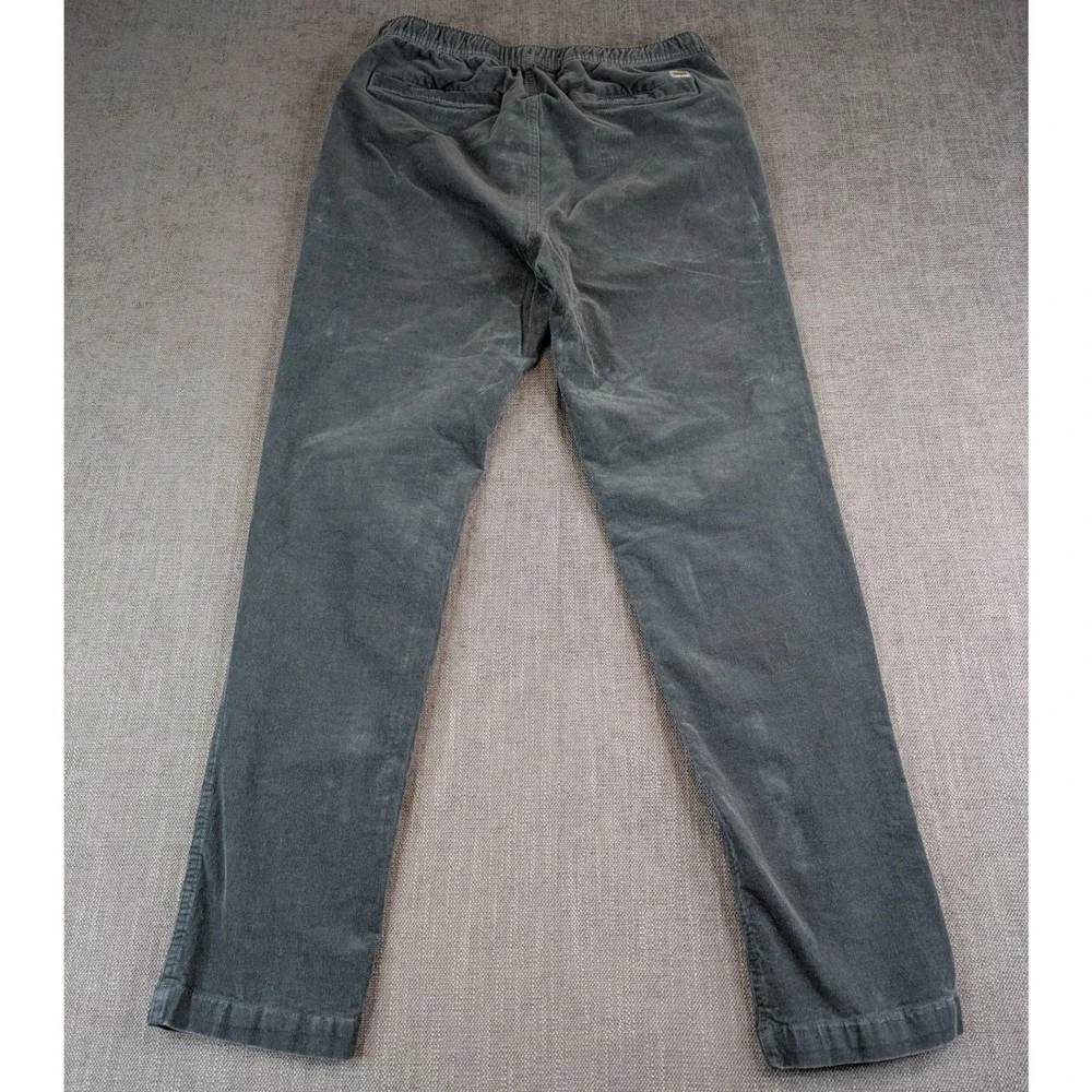 Vuori Pant Mens L Green Optimist Corduroy Drawstring Performance Casual Chino